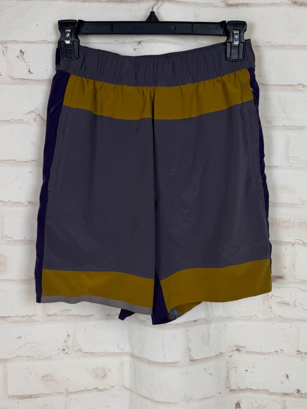 Lululemon + Robert Geller Running Shorts Mens XS Multicolor Athletic Lined